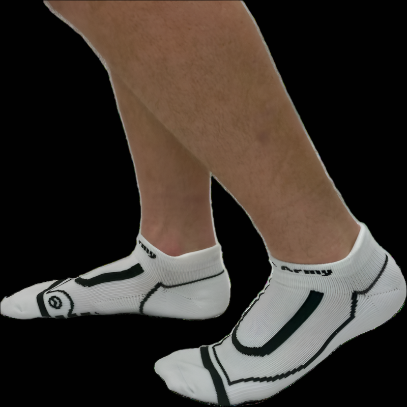Low Cut/No Show Athletic Socks (2 Pair Per Pack) - White/Black, Large - XL (men's shoe size 10.5 - 14 and women's 11.5 +) image